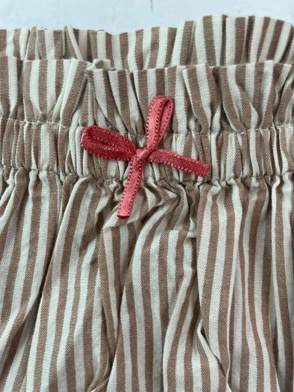 Pink Chicken Stevie Dress & Shorts Tawny Brown Stripe Babies Size 12/18M $84 NWT - Picture 13 of 16